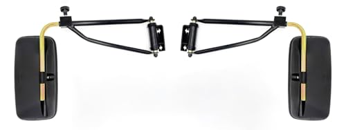 Rétroviseurs extérieurs camion et tracteur Ø15-25 mm - Lot de 2 miroirs 370 x 190 mm