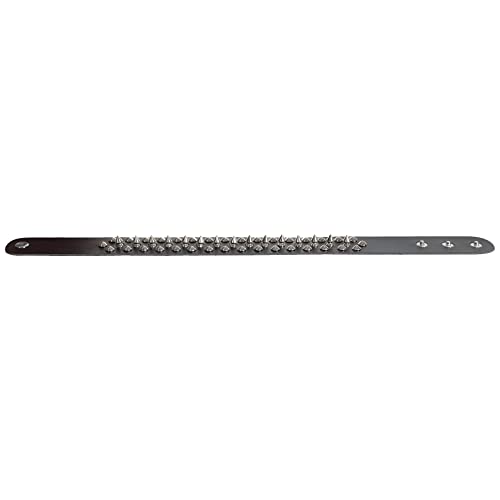 Manfnee Leder Choker Armbnd Punk Halsband Halskette Spike Nieten Manschette Gothic Armband für Damen Herren