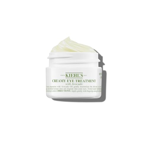 KIEHLS Creamy Eye Treatment with Avocado 28 ml feuchtigkeitsspendende Avocado-Augencreme Augenpflege für normale und empfindliche Haut 24 h Feuchtigkeit pflegende Augencreme