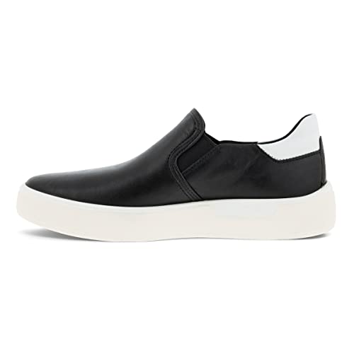 ECCO Women's Street Tray Slip-on Sneaker, Black Cowhide, 4.5 UK