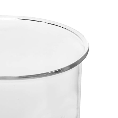 Image of High Borosilicate Glass Measuring Cup-V-Shaped Spout,Glass Measuring Beaker for Kitchen or Restaurant, Easy to Read, 2000 ML (64 Oz, 8Cup)