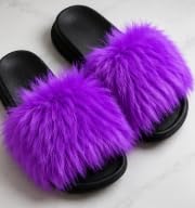 Image of Prokart Soft Faux Fur Fabric Cloth - 60 Inch Wide Pana | Fur Fabric Decorative Cloth for Crafting Soft Toys, Fancy Dress, Baby Photoshoot, Wedding Mandap & Party Decor (Purple, 3 Mtr)