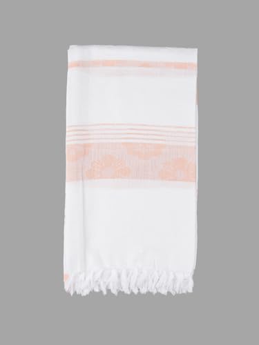 Image of RAMRAJ COTTON Pack Of 4 Cotton Bath Towel Set Crafted For Softness| Durability| And Comfortable Daily Use