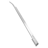 COLLBATH Raschietto per Alveari in Acciaio Inossidabile Testa Curva Attrezzo Multifunzione per Apicoltura Accessorio per Pulizia e Sollevamento Telai Adatto a Principianti e