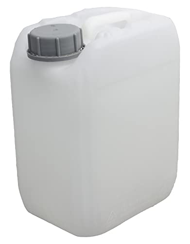 5L / 1.32 Gallon Black Jerrican | Tamper Evident Screw Cap | Food Grade Quality | BPA Free | Perfect Container to Ship Chemicals & Liquids | Easy Stacking HDPE Containers | 4 Pack