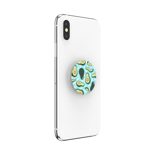 Image of PopSockets Adhesive Phone Grip, Holder- Avocado Party Blue