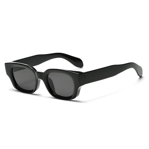 Lunettes de soleil carrées tendance pour femmes finitions soignées style chic