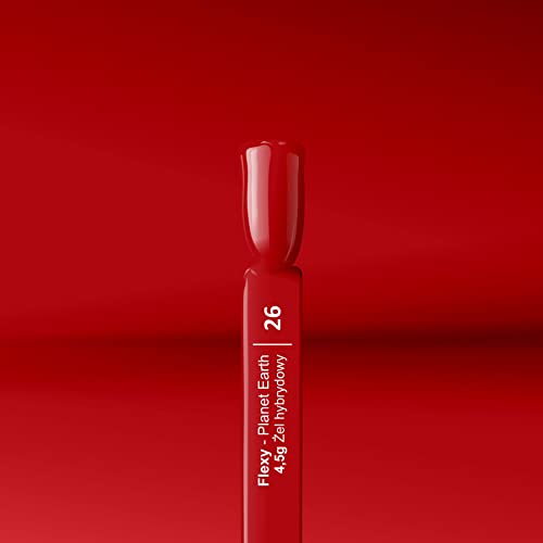 Silcare Flexy Hybrid Gel 4,5g rojo miniatura 7