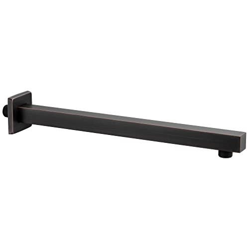 Anpean Wall Mounted 15 Inch Extension Shower Head Arm, Square Shower Arm And Flange, Oil Rubbed Bronze #TOP20