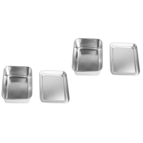 Ciieeo Caja De Condimentos Contenedor De Condimentos Lata De Condimentos Contenedor De Acero Inoxidable Botellas De Condimentos Plateadas 2 Uds