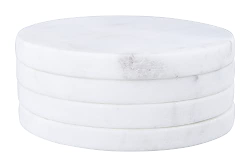 Dessous de verre blanc design coupelle de table salon chic - 4