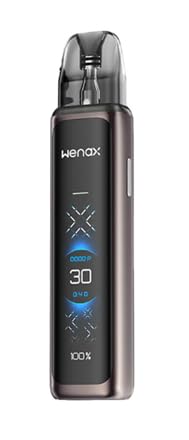 Geek vape Wenax Q Ultra |bh Lbg M[Nx[v EFibNX dq^oR VAPE 1300mAh 3ml 30W meihen xCvohZbg (Steel Grey)
