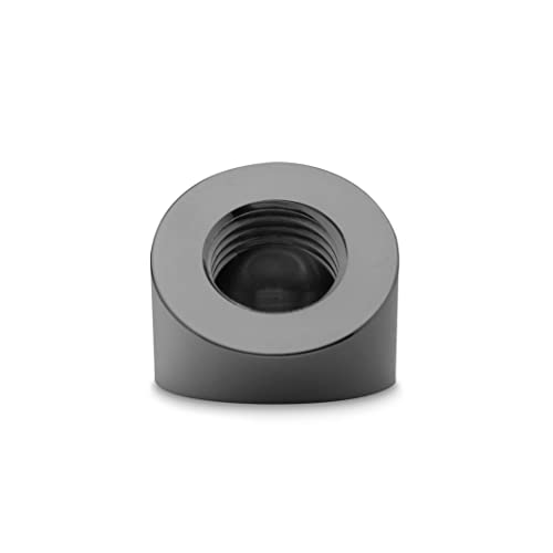 Adaptador de 45 grados EK-Quantum Torque con doble rosca hembra y acabado Black Nickel 4