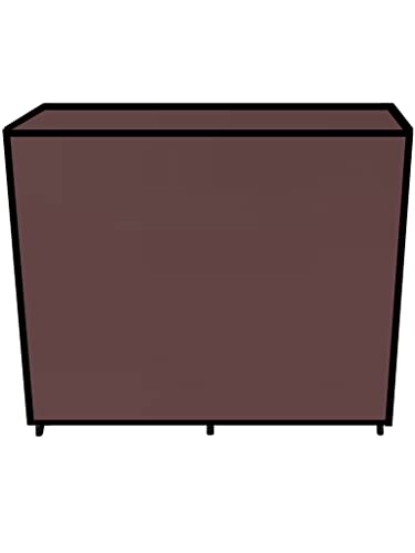 Image of Multi Utility 12 Layer Shelf Collapsible Metal Pipes with Non-Woven 100GSM Fabric Cover for Shoe /Cloth /Toy /Books Rack (Brown, Metal)