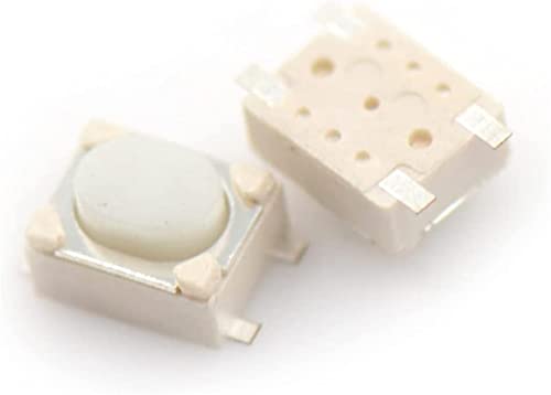 Micro Tact Switch de respuesta rápida 4Pin blanco para máxima precisión en botones 3