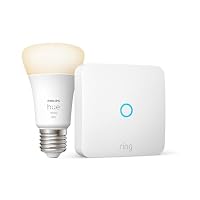 Ring Intercom und Philips Hue E27 LED Leuchte, funktioniert mit Alexa, Weiß – Ansicht 1