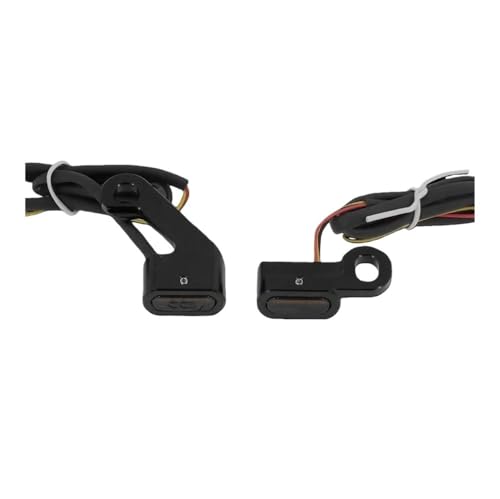 Clignotant LED pour motos à haute luminosité ambre, feux de course étanches, 2 pièces