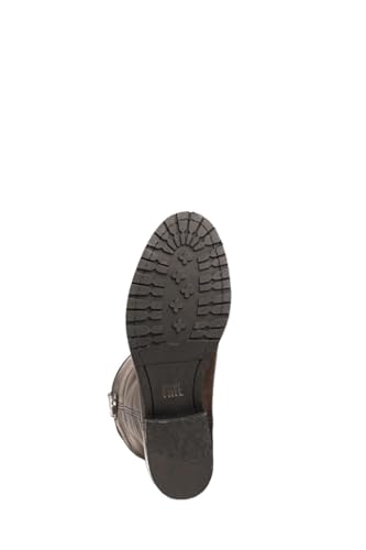 Image of Frye Melissa Button 2 Equestrian-Inspired Tall Boots for Women Made from Hard-Wearing Vintage Leather with Antique Metal Hardware and Leather Outsole - 15 inch Shaft Height