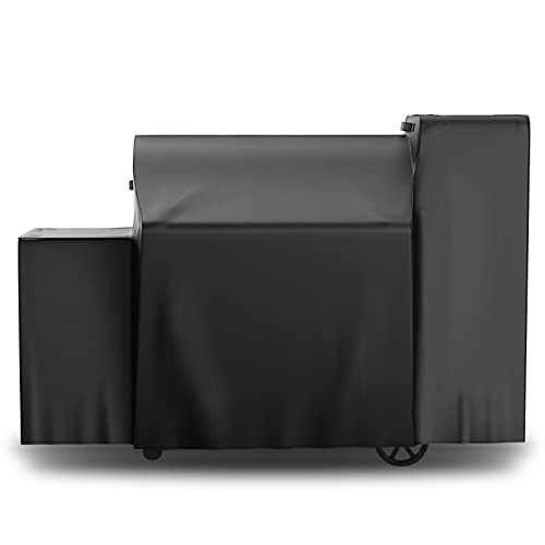Qulimetal Grill Cover For Char-Griller Gravity 980 Charcoal Grills, Fits Model Char-Griller Gravity 9800 And 9804 Charcoal Grills, 600D, Uv Resistant Smoker Cover #TOP17
