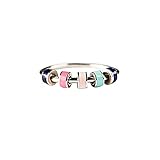 【FIDGET RING STERLING SILVER】Unlike cheap alloy material, our colorful roller anxiety rings are made of S925 sterling silver and won't fade or rust, these necklaces are hypoallergenic, nickel and lead free; safe and sound