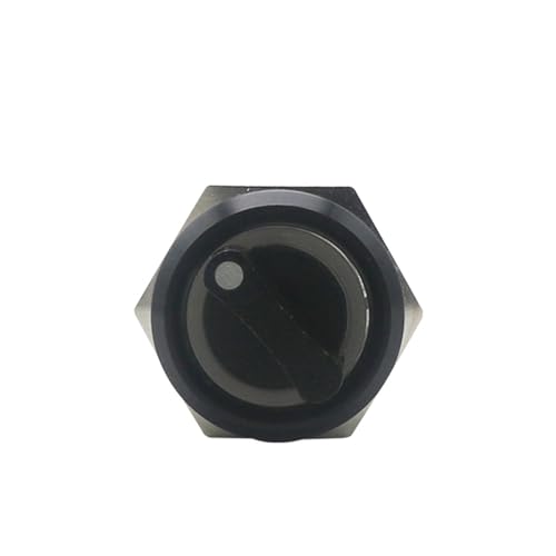 Conmutador rotativo de metal DPDT 19mm con selector de retorno momentáneo a 220V