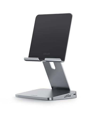 Anker Hub USB C 551 8 en 1, avec Support de Tablette Pliable, entrée d'alimentation, HDMI 4K, 2...