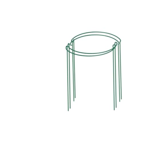 Abaodam 4 Piezas Soporte Semicircular para Plantas Estructura De Soporte para Plantas Enrejado para Flores para Jardín para Macetas y Flores Unidades Material Resistente