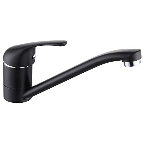 Home Range™ Black Kitchen Sink Mixer Tap, 260 (L) x 60 (W) x 130 (H) - Image 3