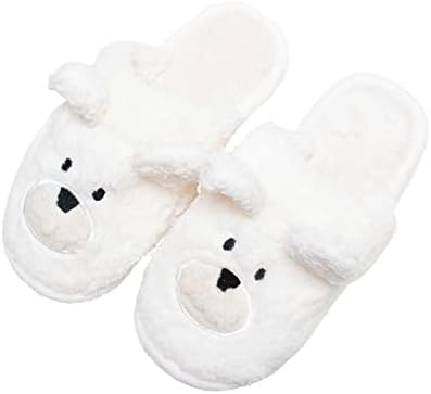 Amazon | [A-ITEM] くまスリッパ ホワイト スリッパ もこもこ タオル 
