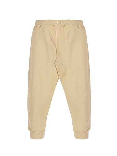 Image of KiddoPanti Boys Solid Fleece Track Pants | Cotton Poly Fleece Fabric | Ankle Length Bottom Rib | 2 Front Patch Pocket | Elastic Waist & Drawcord | Jogger Track Pants for Boys