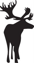 Wall Decal Deer Animal Stream Buck Horns Camping Deer Predator Doe Hunting Bow Arrow Bulls Eye Wilderness Camouflage Holiday Gift Ideas Sticker - Size: 20 Inches X 10 Inches