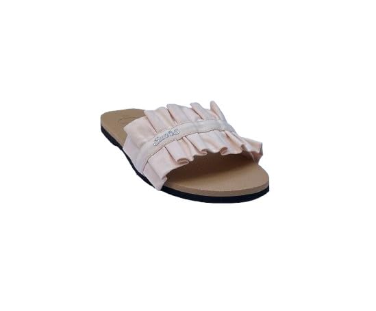 Chaussons SUN68 Brigitte Rouches 31 l'élégance d'intérieur en blanc crème