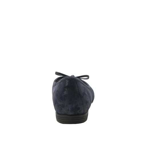 Alegria Women's Talya Bow Tie Ballet Leather Flats with Cap Toe3