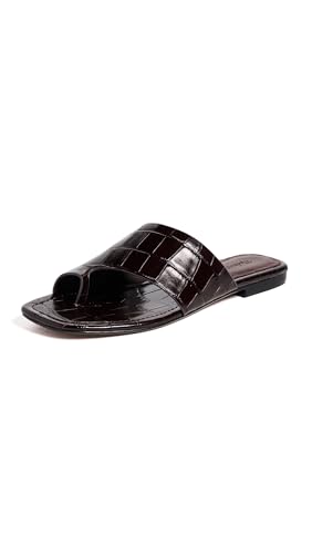 Madewell Womens Ashton Loop Slide Sandals Coffee Bean 6 Medium US