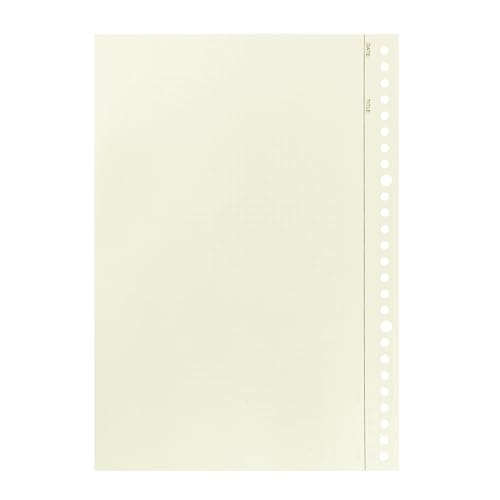 Image of Zelten Loose Leaf Punched Paper Refills Paper for 6 Hole Binder Personal Organizer Diary Notebook Refillable Planner (Square Connell,B5 /26 Hole)