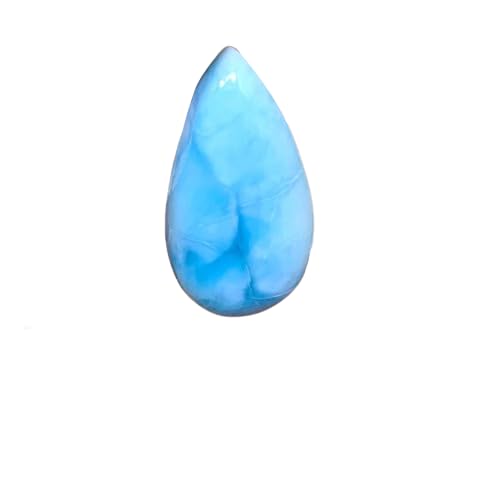 Larimar cabochon poire 32x17x7mm pour création de bijoux DIY