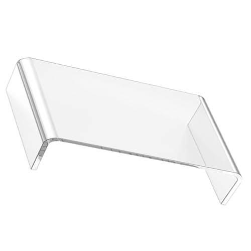 Support d'écran de bureau acrylique transparent grand format pour rehausseur