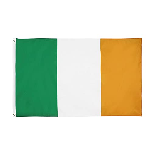 nationell flagga 90 x 150 cm grön vit orange irländsk nationell flagga