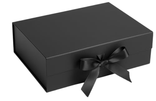 Caixa De Presente Premium Rígida Com Trava Magnética e Laço