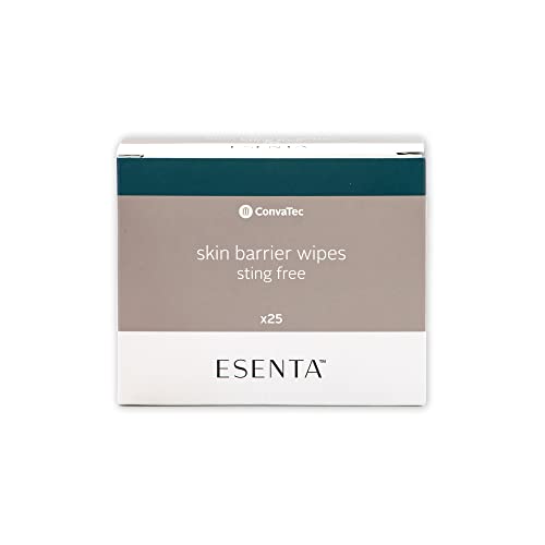 ConvaTec ESENTA Skin Barrier for Protection Around Stomas and Wounds Silicone Based Sting and Alcohol Free 25ct Box (Pack of 1)