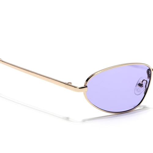 Image of Voyage UV Protected Oval Sunglasses for Men & Women