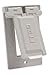 Hubbell-Raco 5103-1 Weatherproof Cover, 1-Gang, Type: Decora/GFCI, Die Cast