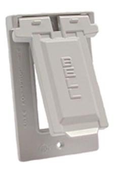 Hubbell-Raco 5103-1 Weatherproof Cover, 1-Gang, Type: Decora/GFCI, Die Cast-image-15