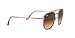 Ray-Ban Unisex RB3648M The Marshal II Hexagonal Sunglasses, Copper/Pink Gradient Brown, 52 mm