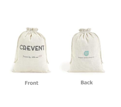 Image of CREVENT Set for Newborns 0-3 Month 100% Cotton Bodysuit- I Love Dad & Mom Onesie 2 Packs (Grey & White Rompers with a Cotton Gift Bag)