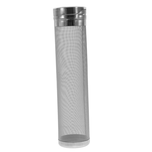 Cabilock Portable Stainless Steel Hop Filter Tube for Home Brewing Strainer for Beer and Wine Making Easy to Clean Lightweight DIY Accessory for Hops Brewing
