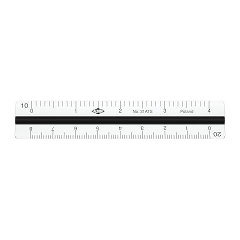 ALVIN Mini Aluminum Engineer Triangular Scale Ruler Cover