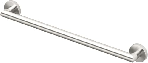 Image of Gatco 974 Glam Wall Mounted 24 inch Grab Bar, Satin Nickel /ADA Compliant Safety Grab Bar for Bathroom