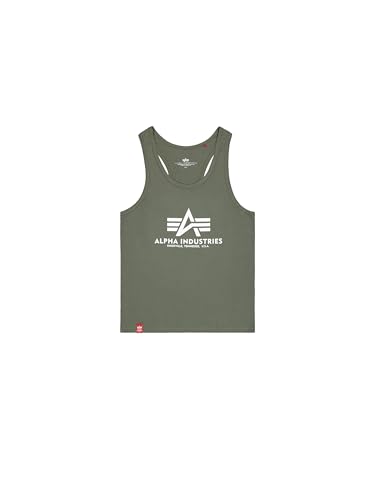 Alpha Industries camiseta tirantes hombre de algodón en un diseño básico de color camuflaje