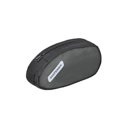 Image of ViaTerra Cycle Seatpost Bag | Carry Essentials | Under seat Storage | Secure mounting (Grey)